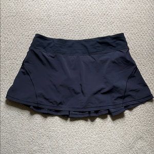 Lululemon Black Pleat Tennis Skirt